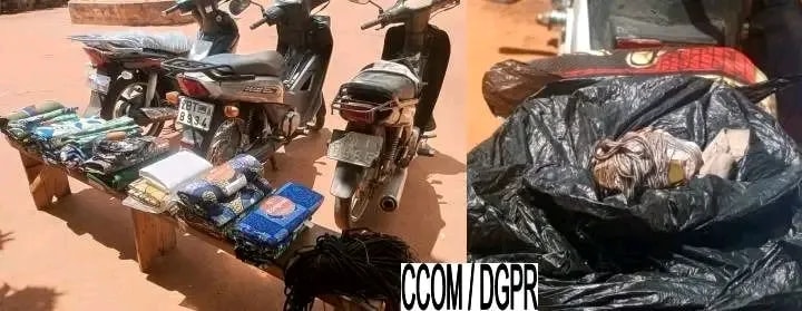 Bénin : un vaste réseau de vol et recel de motocyclettes démantelé à Tori- Bossito, deux suspects en garde à vue