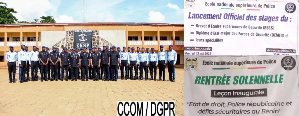 Défis sécuritaires au Bénin : la police républicaine lance des stages à l’obtention des diplômes professionnelles de haut niveau